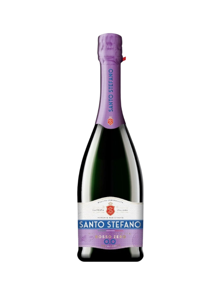 ВИННЫЙ НАПИТОК SANTO STEFANO 0,75Л ROSSO БЕЗАЛКО